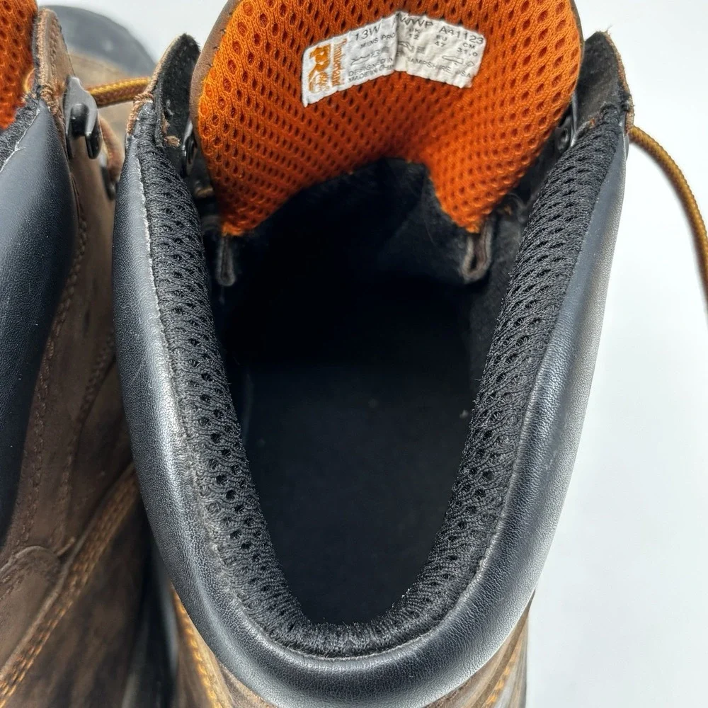 Timberland PRO Helix HD 6in Composite Toe Waterproof Boots Mens Size 13 W Brown